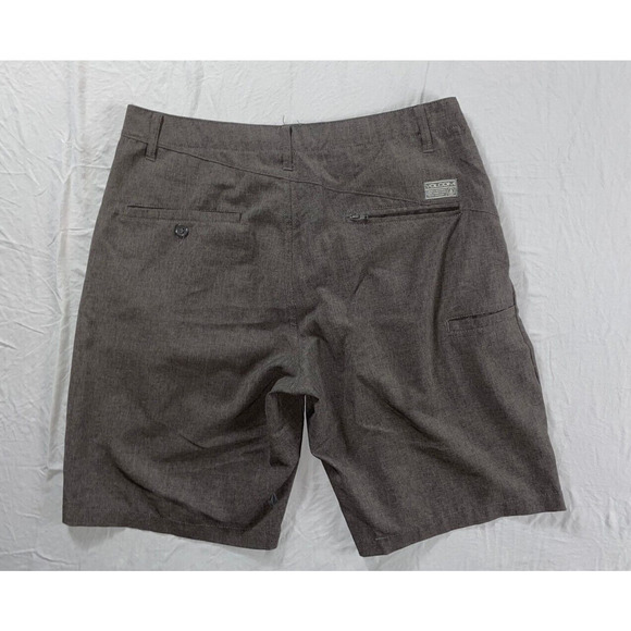 Volcom Surf&Turf 4-Way Stretch Hybrid Chino Shorts. Gray, Heather Men's 32. EUC! - Picture 4 of 5